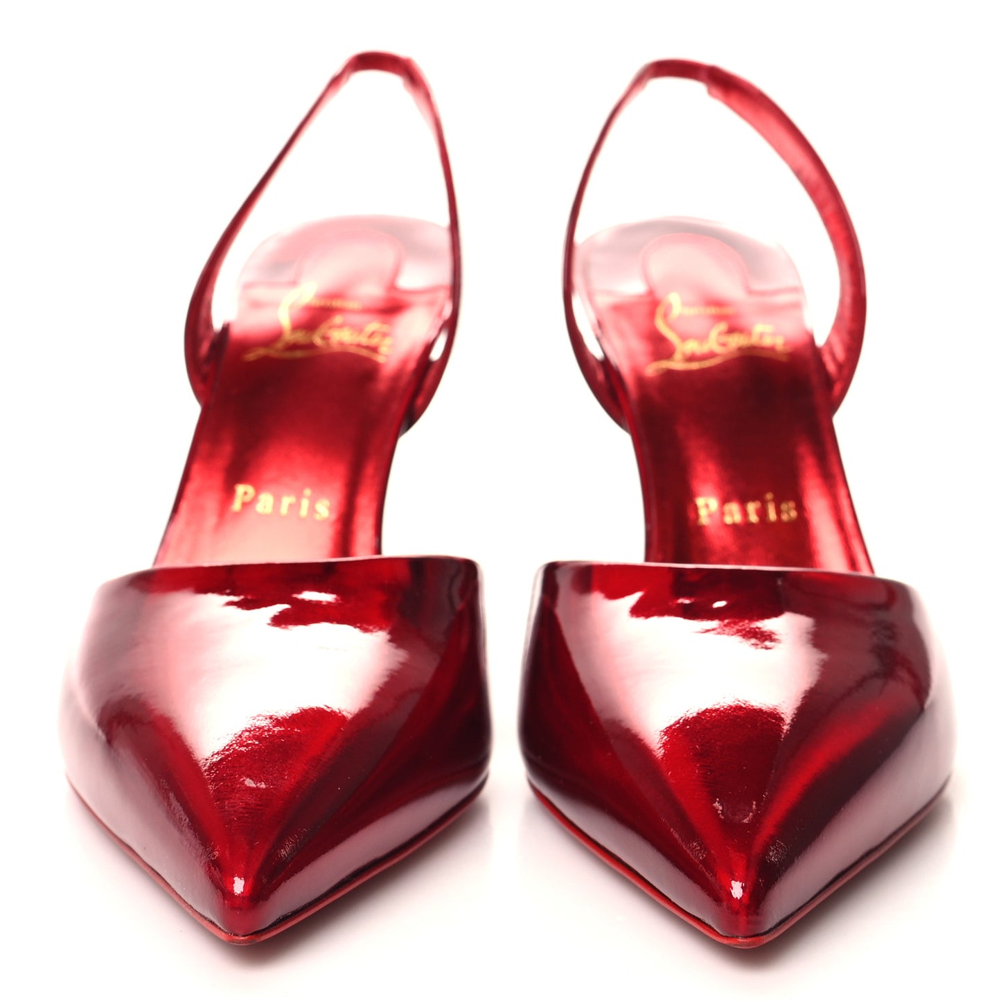 Patent Psychic Astrid Sling 85 Pumps 38 Loubi