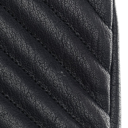 Saint Laurent Lambskin Matelasse Chevron Monogram Medium College Bag Deep Marine 16 of 16