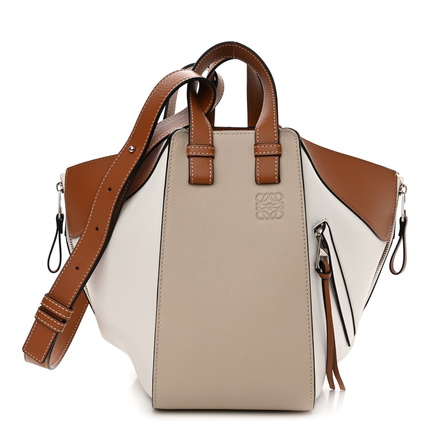 Loewe Calfskin Small Hammock Shoulder Bag Light Oat Tan 1 of 10