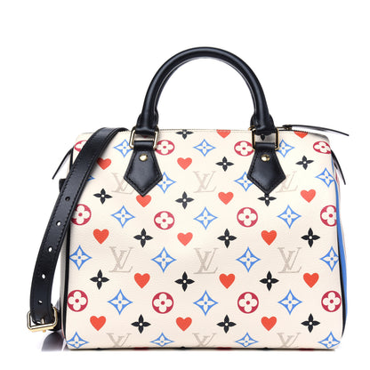 Louis Vuitton Game On Speedy Bandouliere 25 White 1 of 4