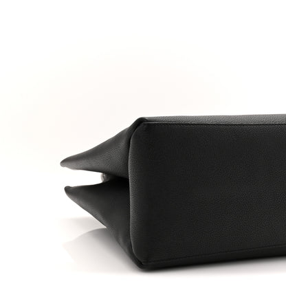Louis Vuitton Grained Calfskin Lockme Shopper Black 8 of 9