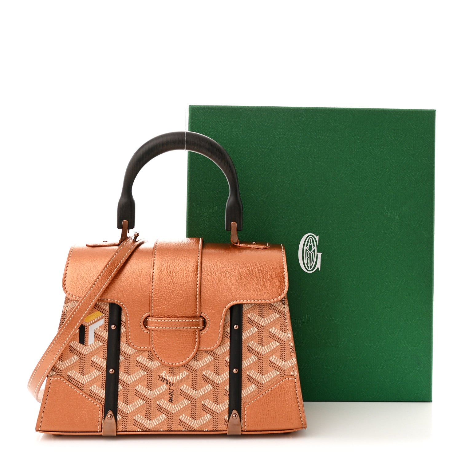 Goyard Goyardine Precious Metal Structure Mini Saigon Rose Gold 11 of 11