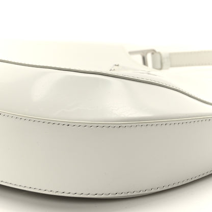 Prada Spazzolato Large Cleo Adjustable Strap Shoulder Bag White 8 of 8