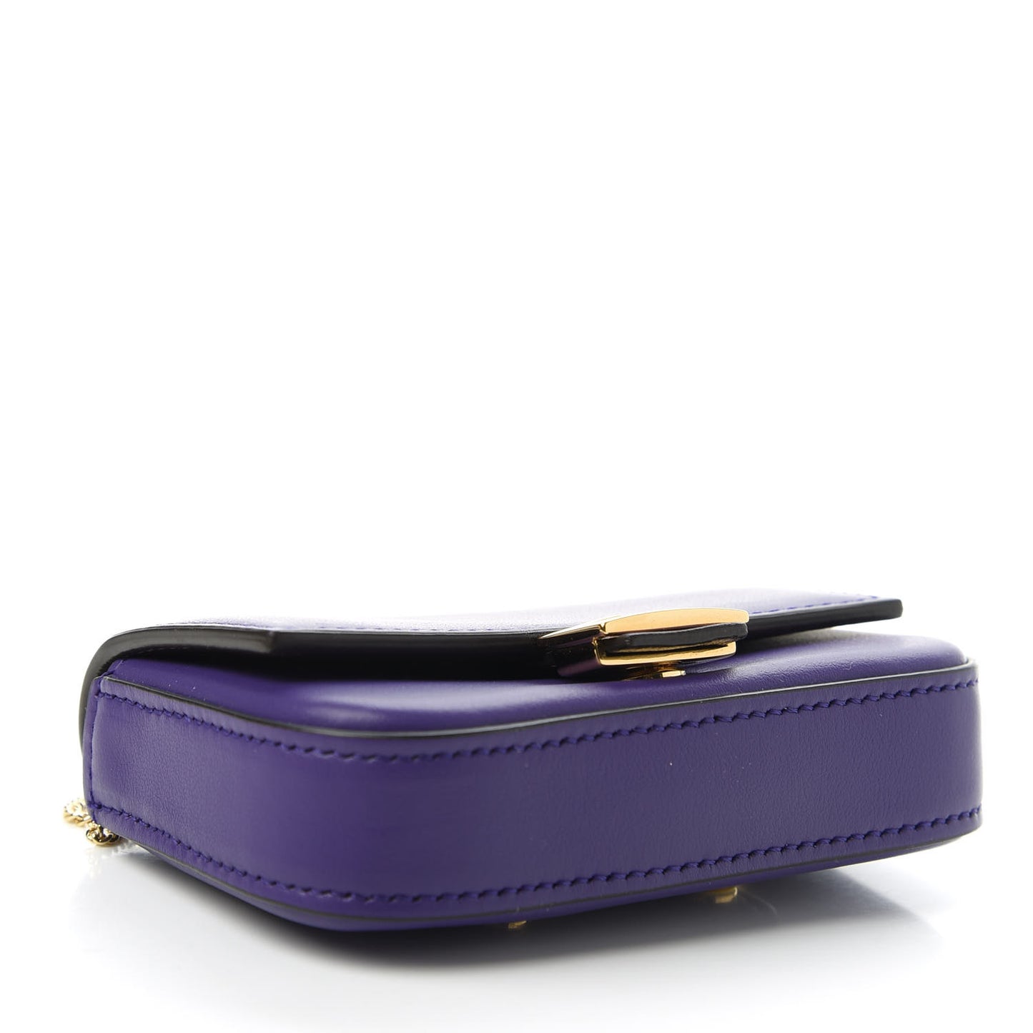 Vitello Century Opaco Nano Baguette Belt Charm Purple Rain