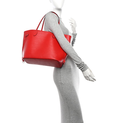 Louis Vuitton Epi Neverfull MM Coquelicot 2 of 18