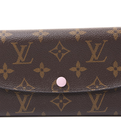 Louis Vuitton Monogram Emilie Wallet Rose Ballerine 9 of 9