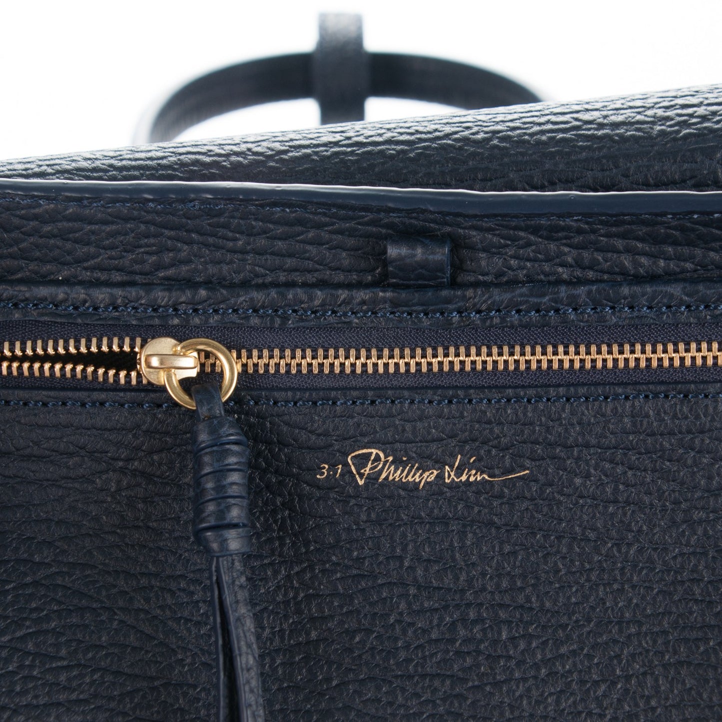 3.1 Textured Calfskin Medium Pashli Satchel Ink
