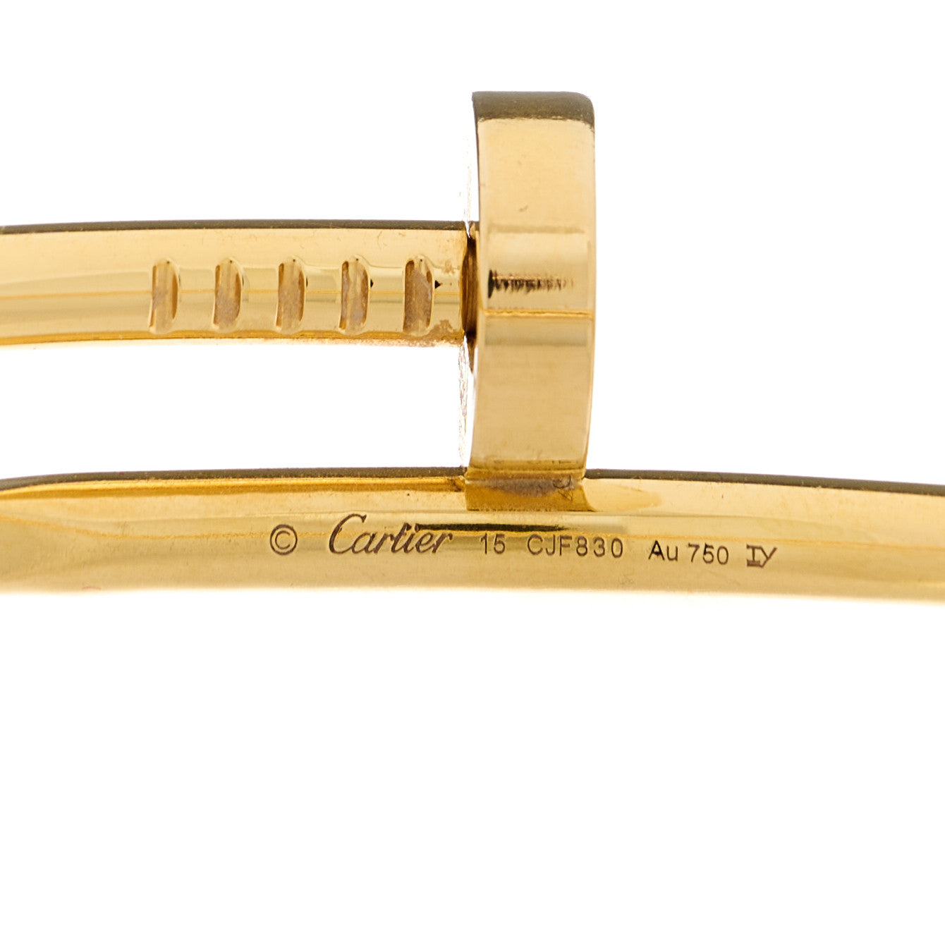 18K Yellow Gold Juste Un Clou Bracelet 15