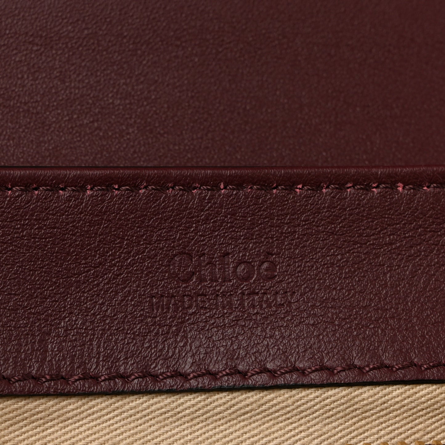 Spazzolato Sfumato Calfskin Small C Double Carry Burnt Brown