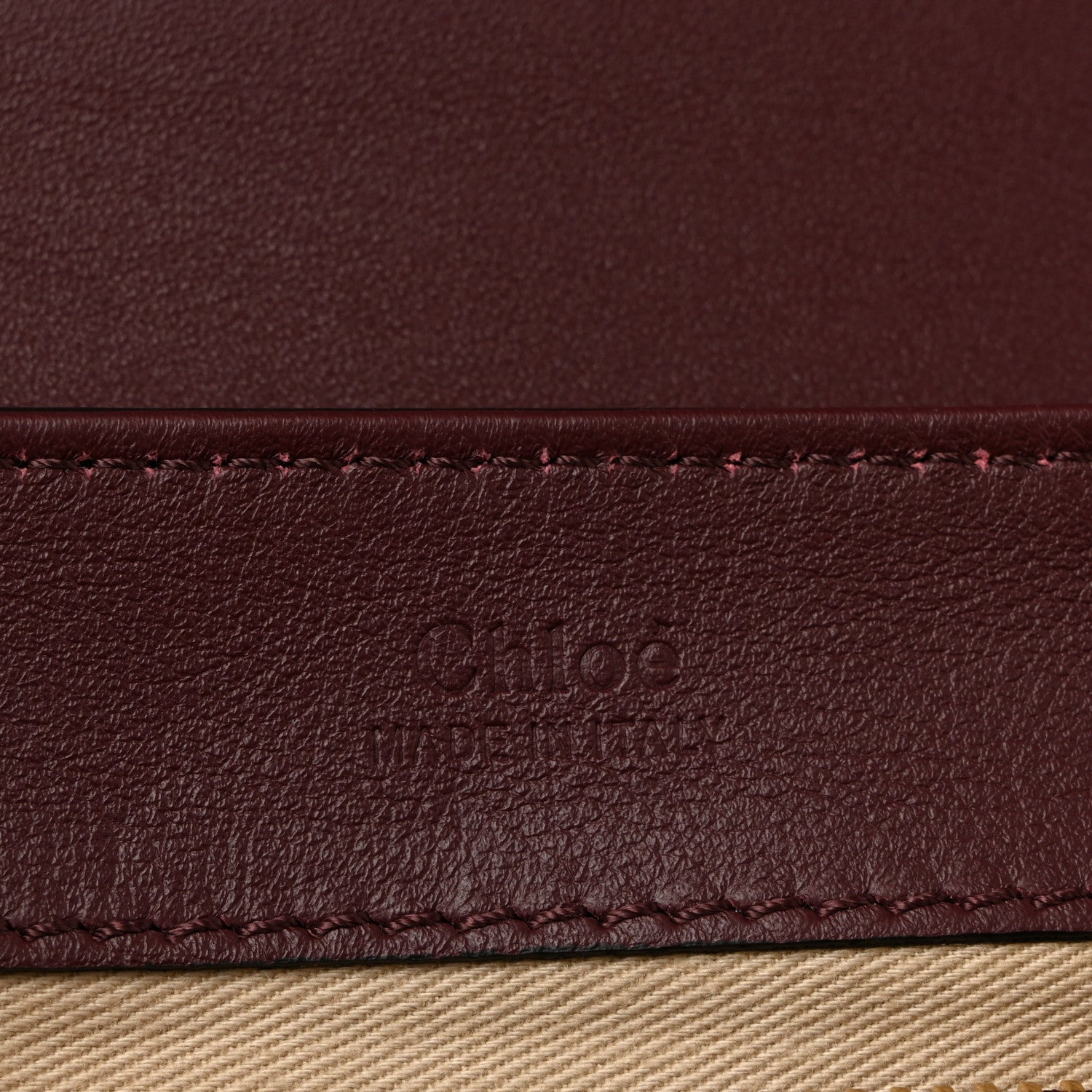 Chloe Spazzolato Sfumato Calfskin Small C Double Carry Burnt Brown 6 of 10