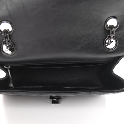 Chanel Aged Calfskin Chevron Quilted 2.55 Reissue Mini Flap So Black 5 of 13