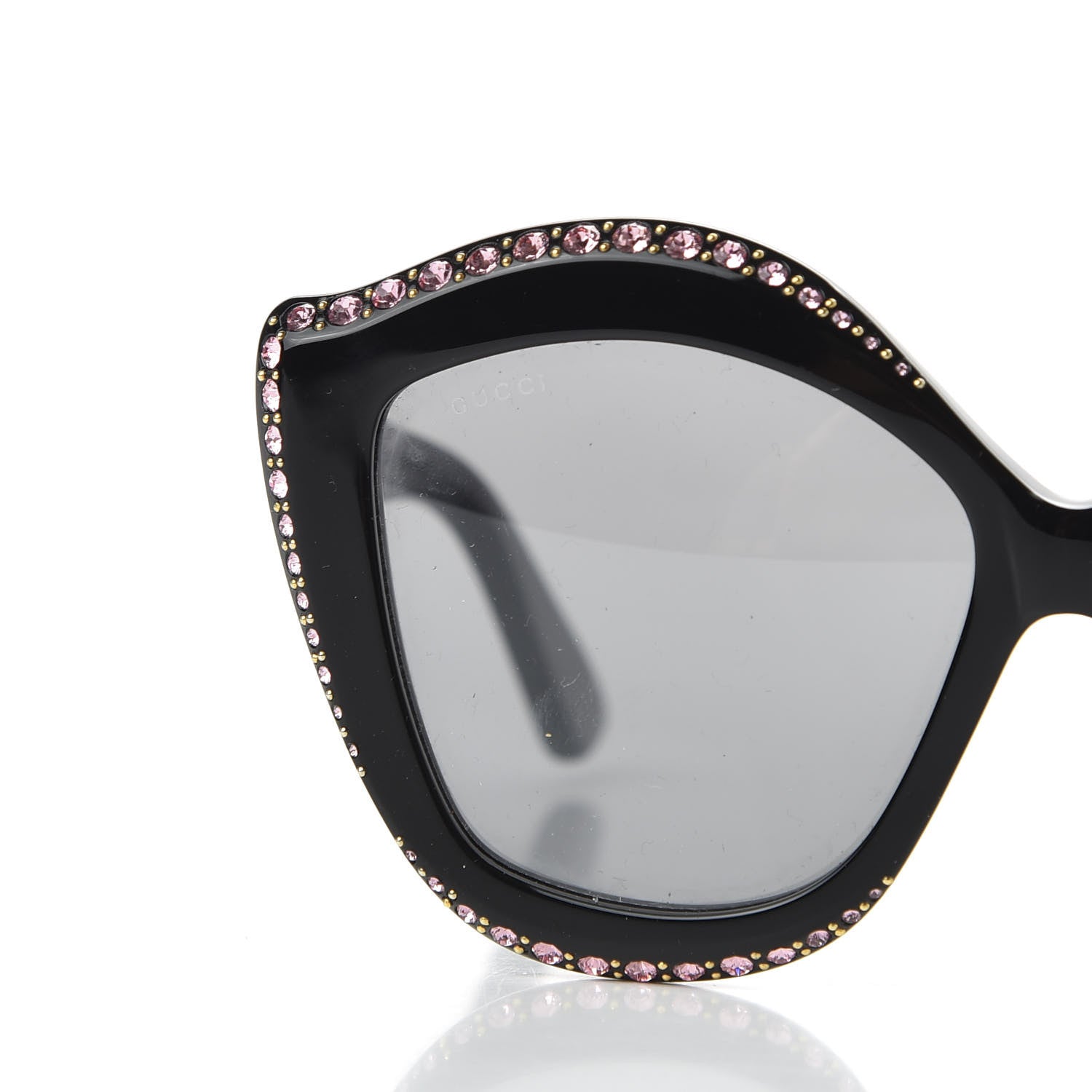 Gucci Crystal Cat Eye GG0118S Sunglasses Black 7 of 8