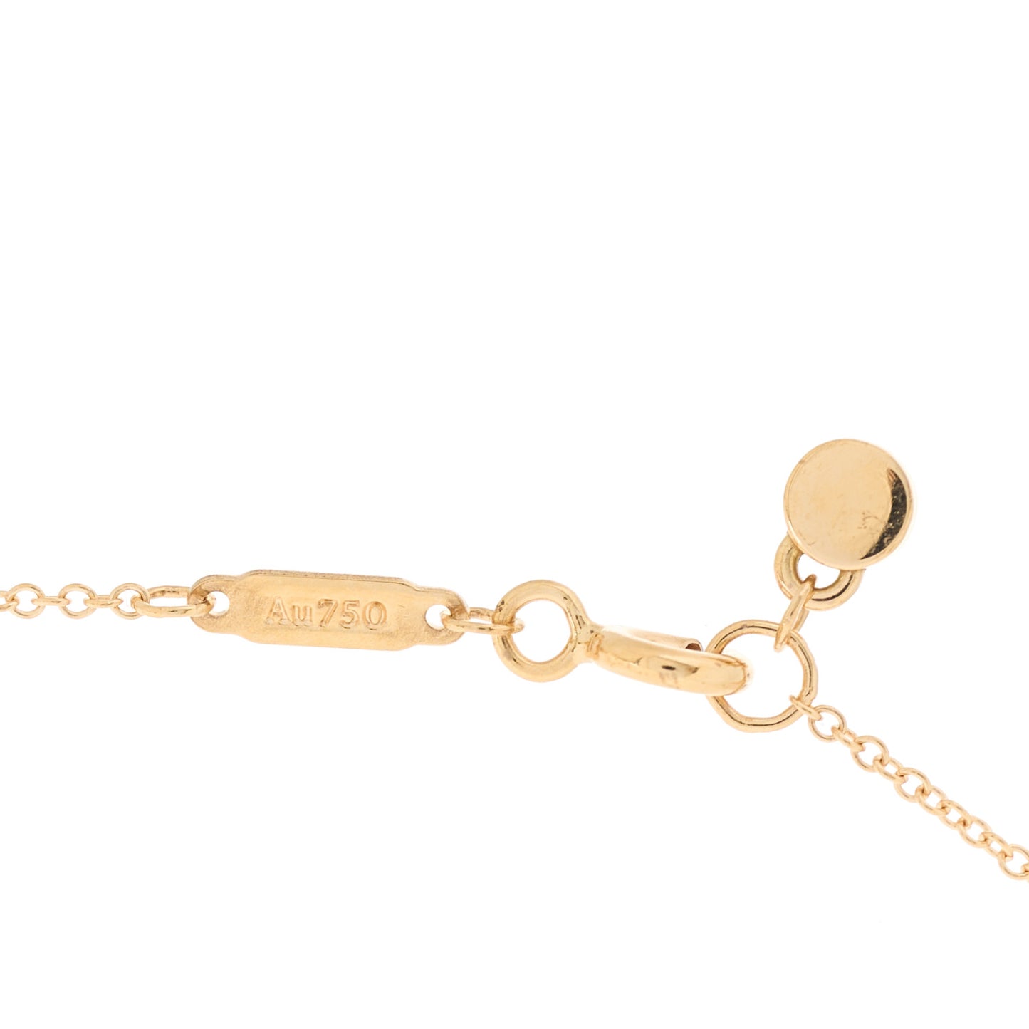 18K Rose Gold Diamond Return To Tiffany Bar Pendant Necklace