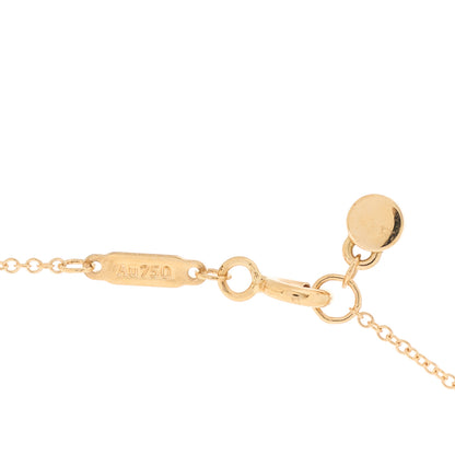 Tiffany 18K Rose Gold Diamond Return To Tiffany Bar Pendant Necklace 4 of 7