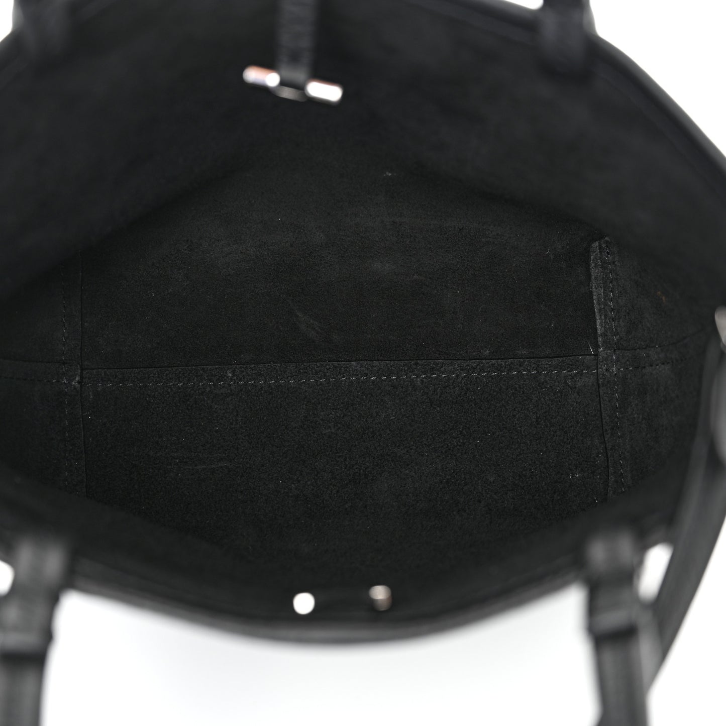 Grained Calfskin Small Park Tote Black