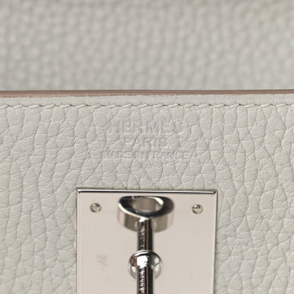 Hermes Taurillon Clemence Kelly Retourne 32 Gris Perle 6 of 11