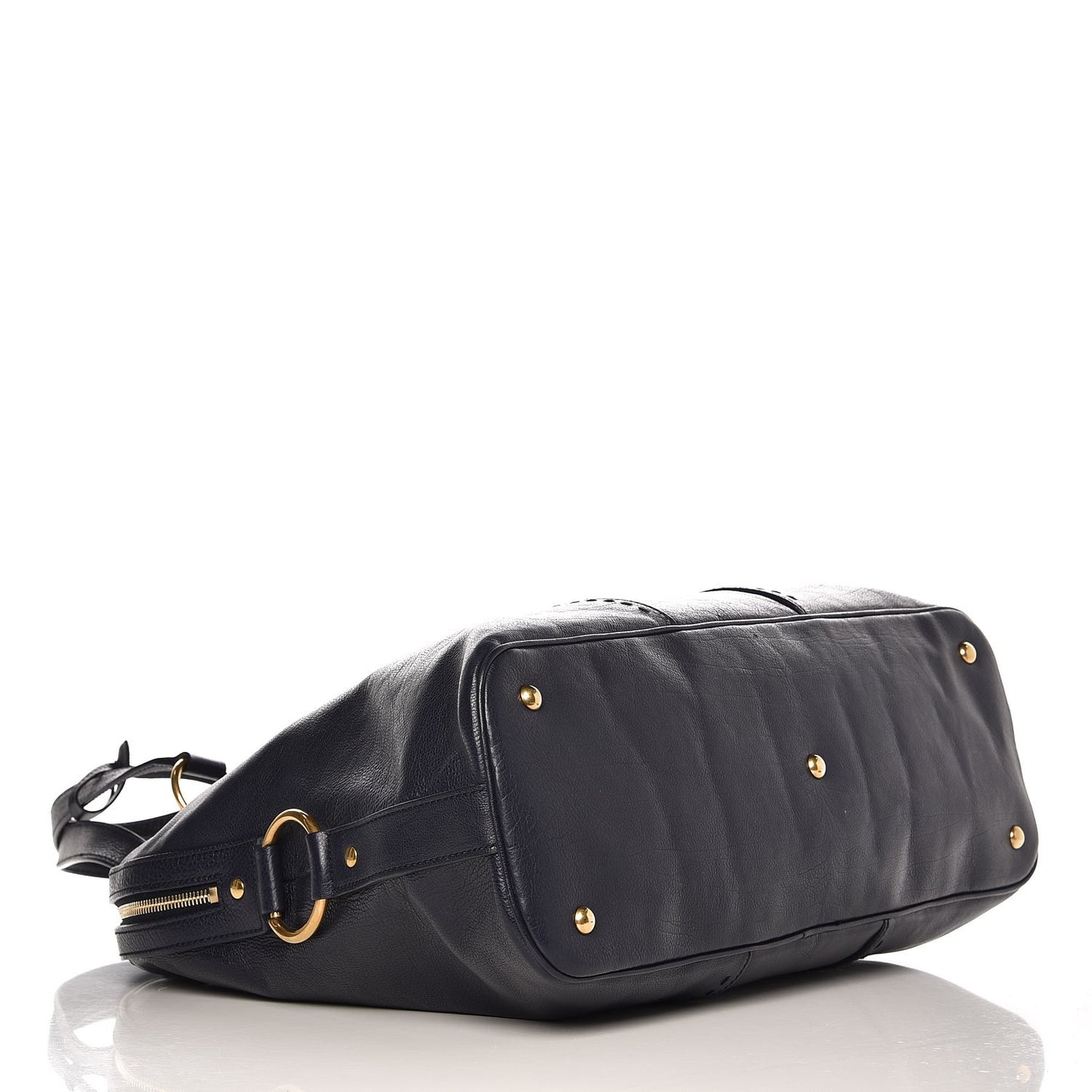 Calfskin Oversized Muse Navy Blue