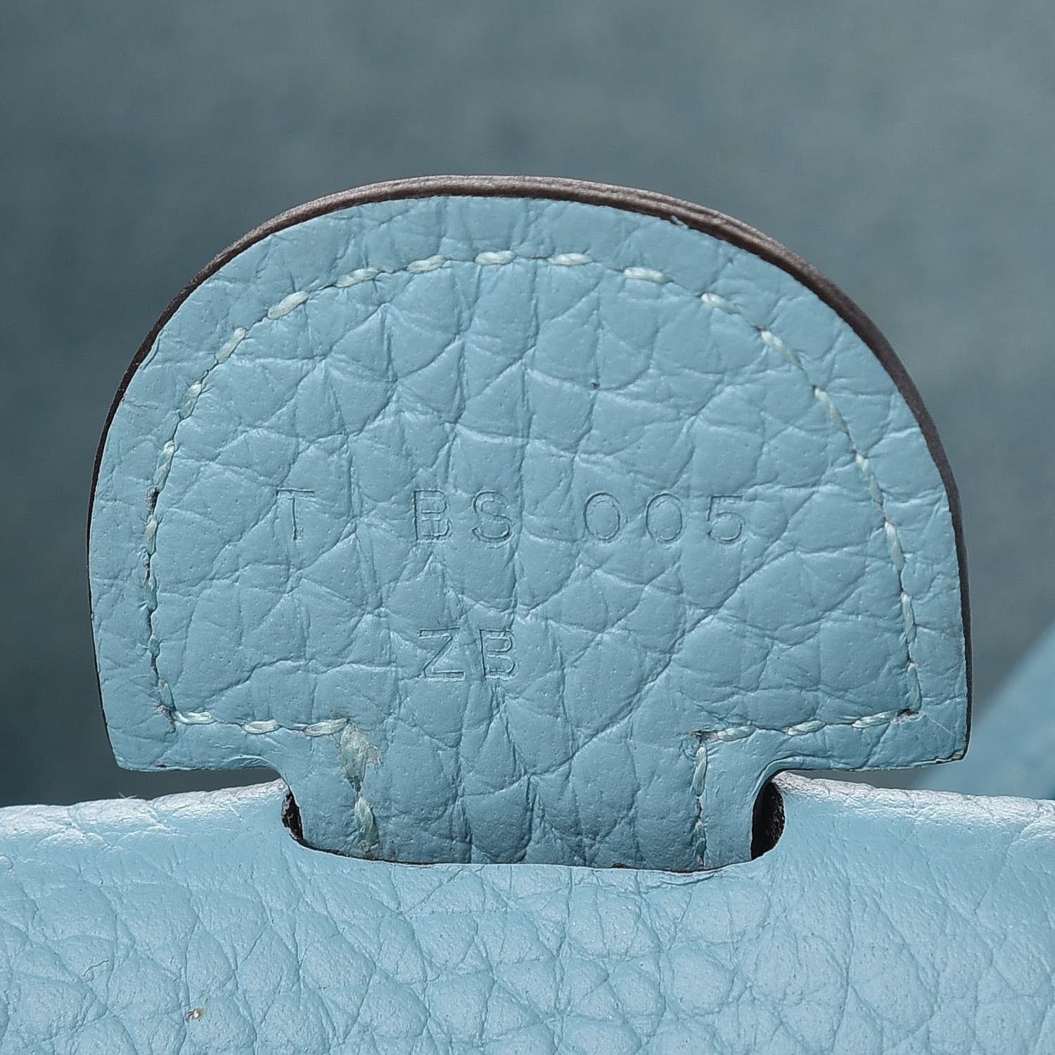Hermes Taurillon Clemence Evelyne III GM Bleu Atoll 7 of 13