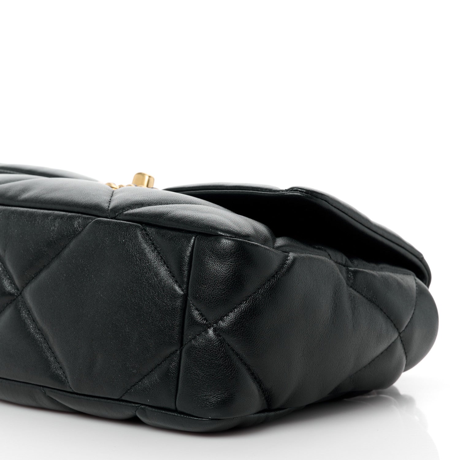 Chanel Lambskin Quilted Medium Chanel 19 Flap Black 10 of 12