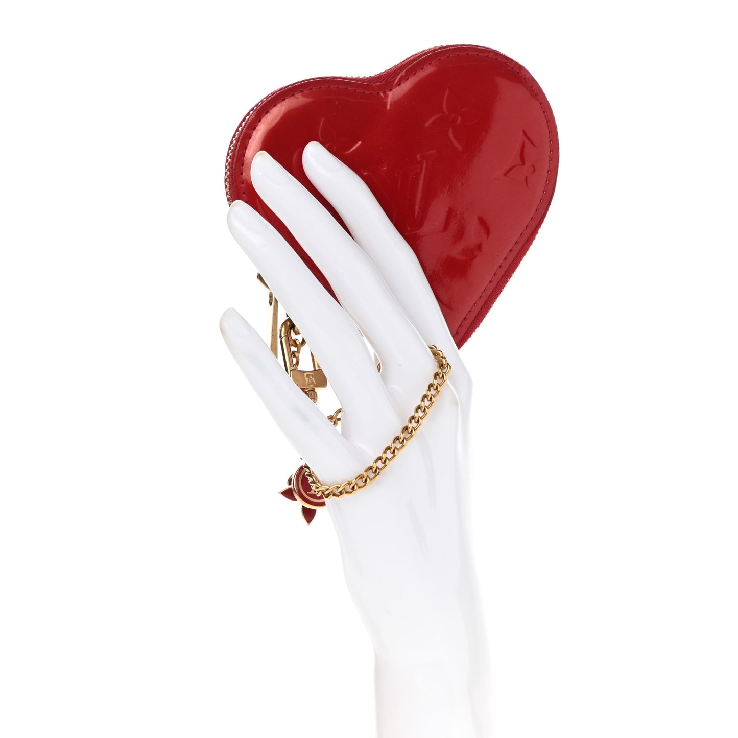 Vernis Coeur Heart Coin Purse Pomme D'Amour