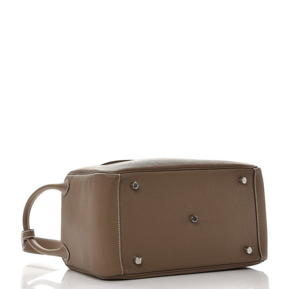 Hermes Taurillon Clemence Lindy 30 Etoupe 4 of 8