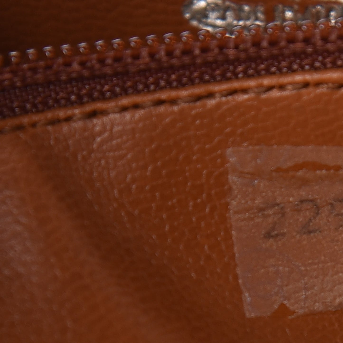 Calfskin Quilted Single Flap Dark Beige
