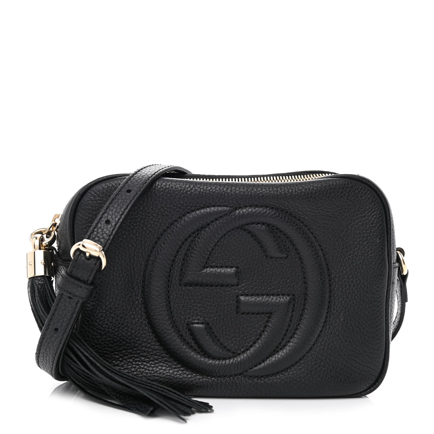 Gucci Pebbled Calfskin Small Soho Disco Bag Black 1 of 15