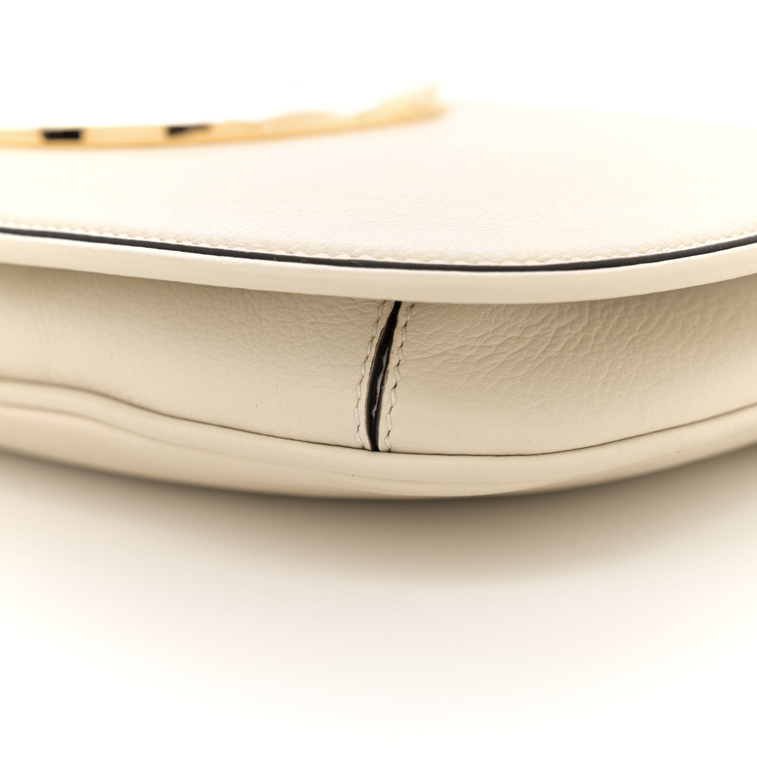 Gucci Roxy Calfskin Blondie Chain Shoulder Flap Bag Mystic White 10 of 11