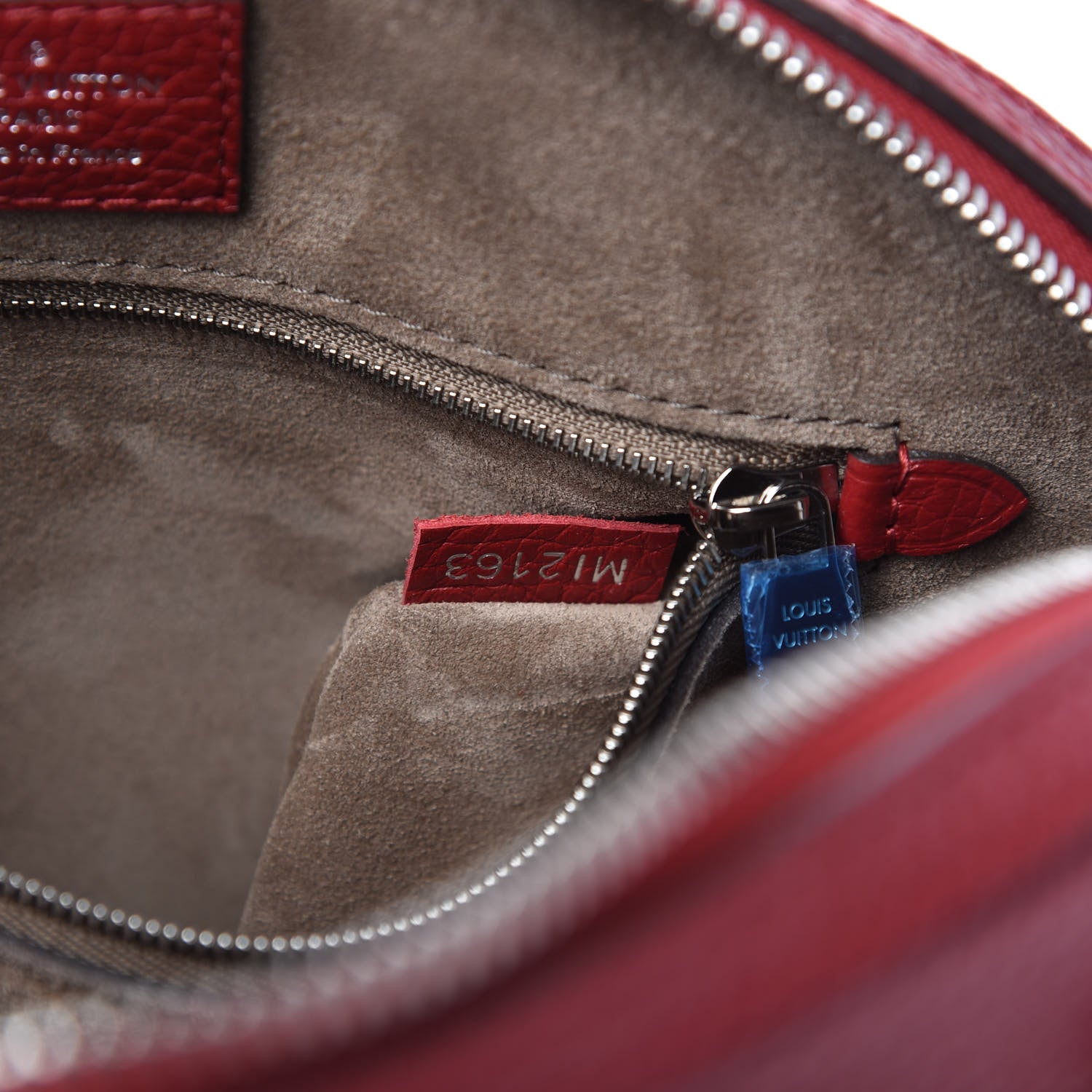 Louis Vuitton Taurillon Alma PPM Cherry 9 of 11