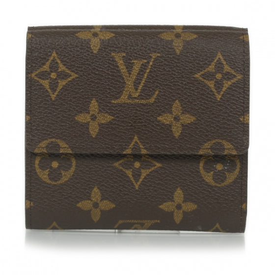 Monogram Porte-Monnaie Billets Cartes Credit Wallet