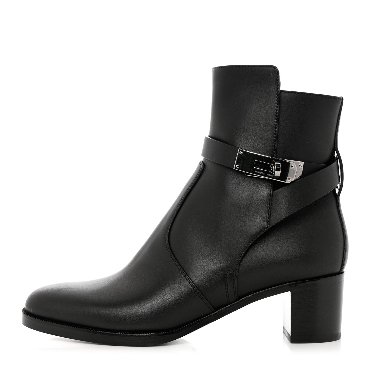 Calfskin Frenchie 50 Ankle Boots 36 Black