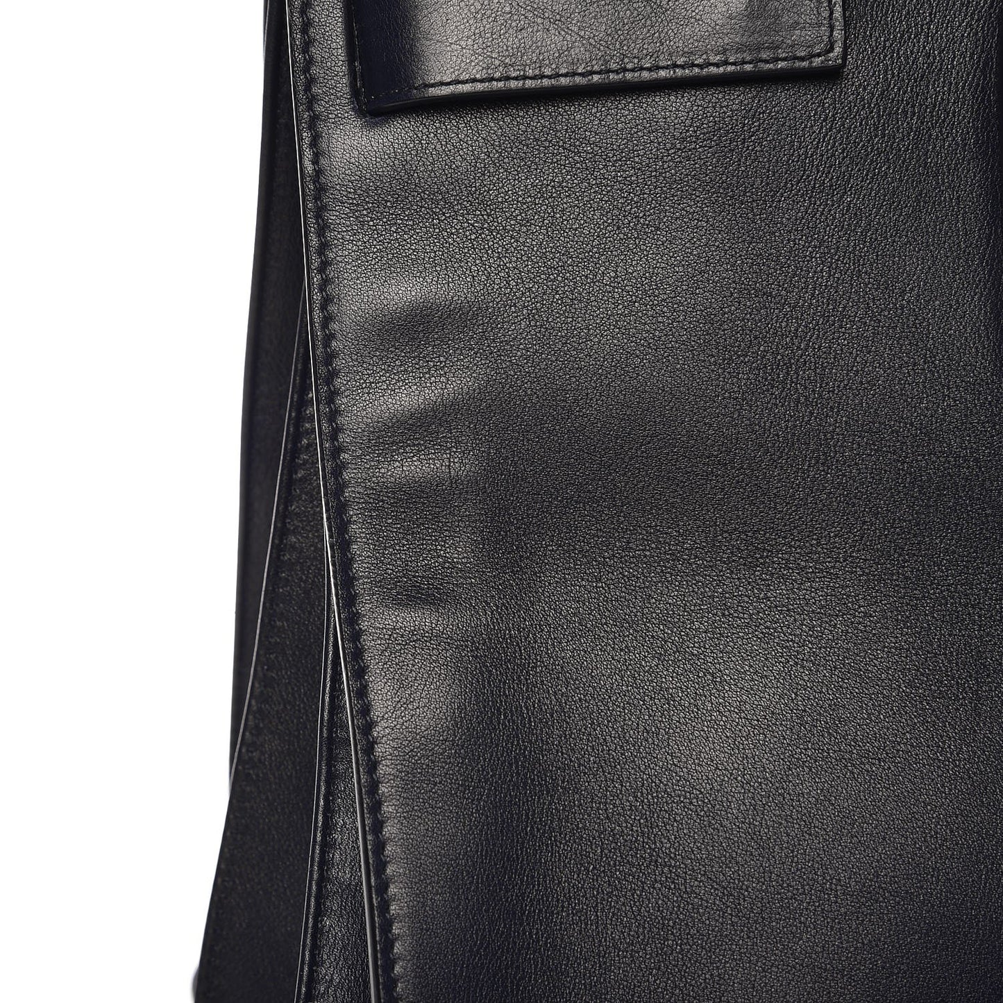 Calfskin Large Sac De Jour Carryall Navy Blue