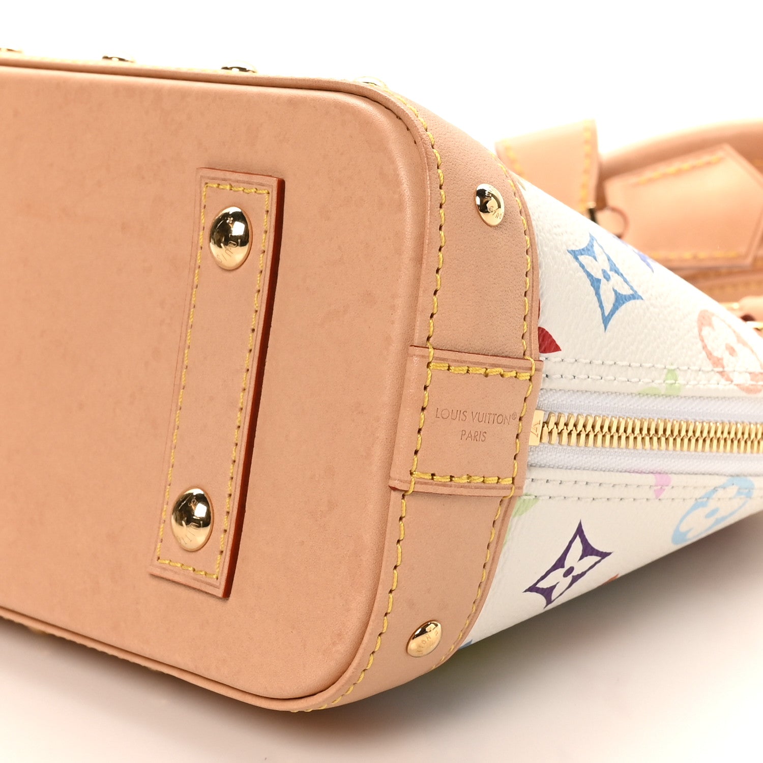 Louis Vuitton LV x TM Monogram Multicolor Alma BB White 9 of 9