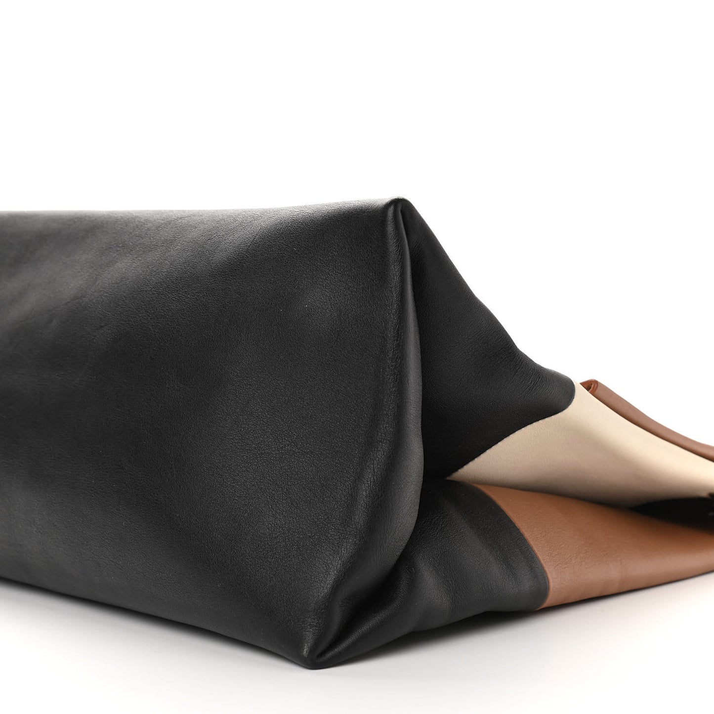 Calfskin All Soft Shoulder Bag Tan