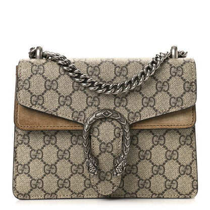 Gucci GG Supreme Monogram Mini Dionysus Shoulder Bag Taupe 1 of 12