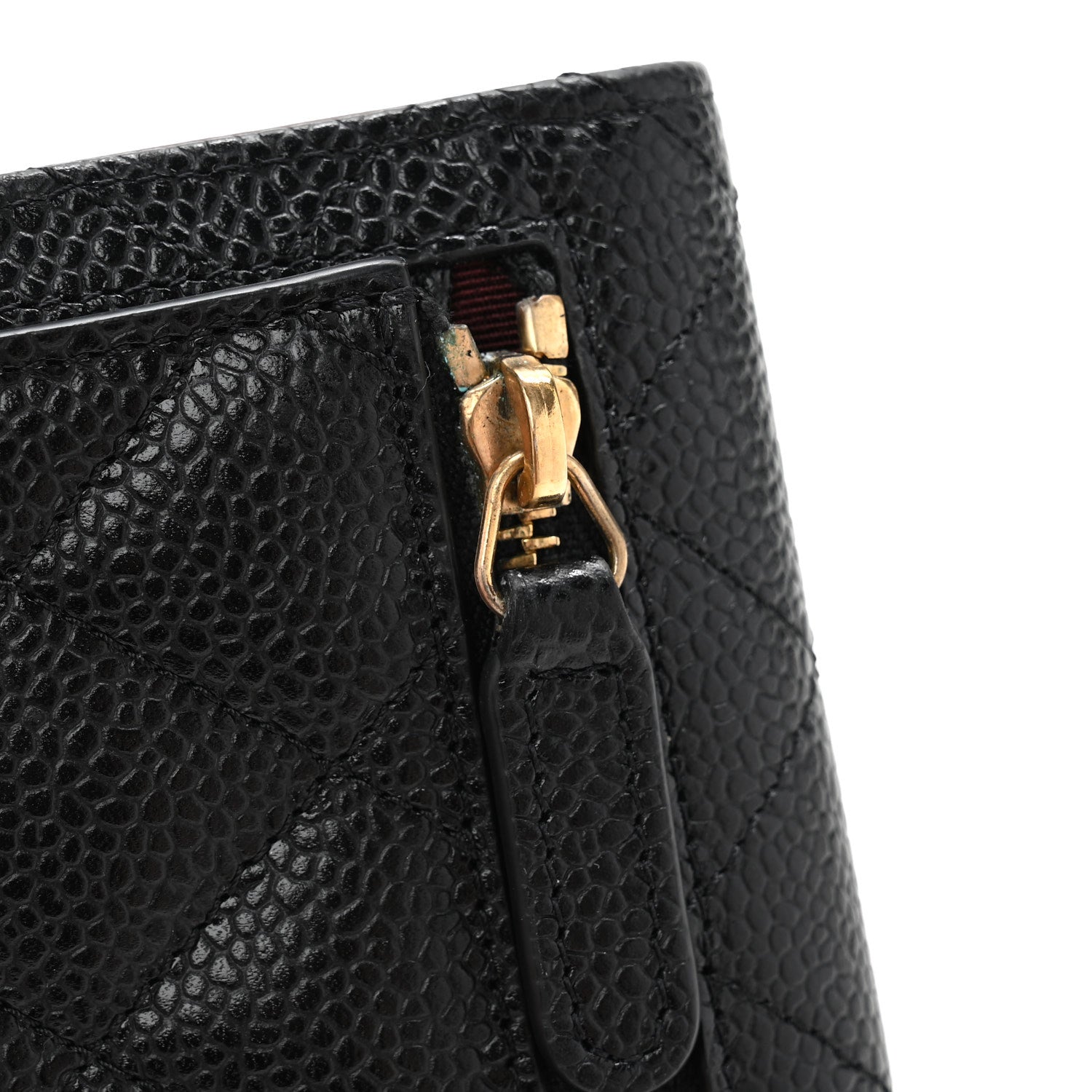Chanel Caviar Quilted Compact Flap Wallet Black 9 of 9