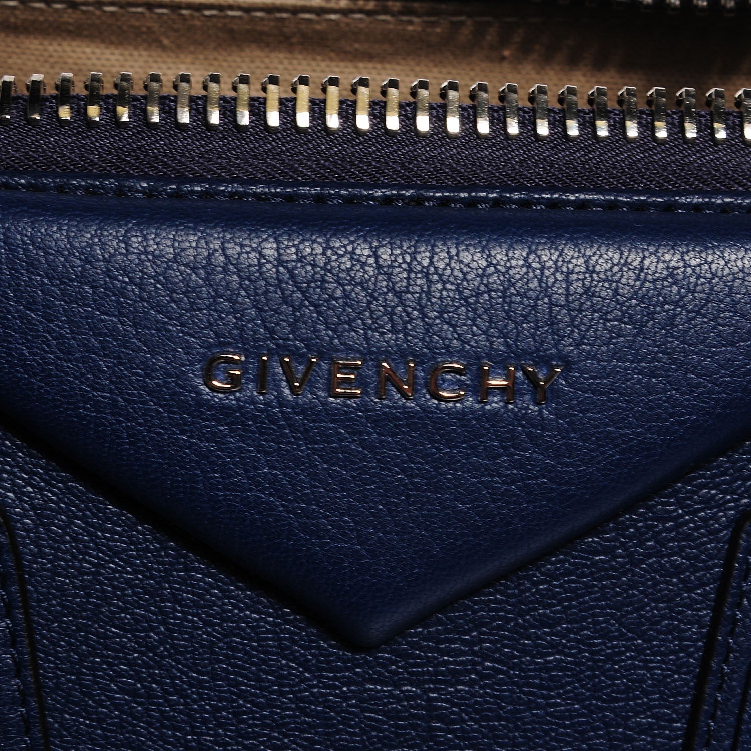 Givenchy Sugar Goatskin Small Antigona Deep Blue 9 of 9