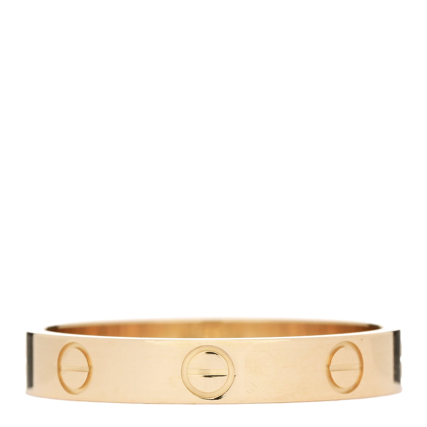 18K Yellow Gold 3.5mm LOVE Wedding Band Ring 60 9.25