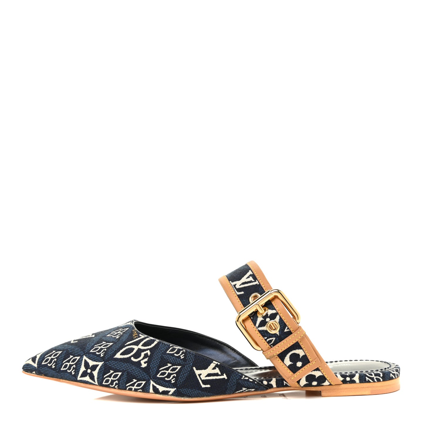 Since 1854 Sofia Flat Mule 40 Blue