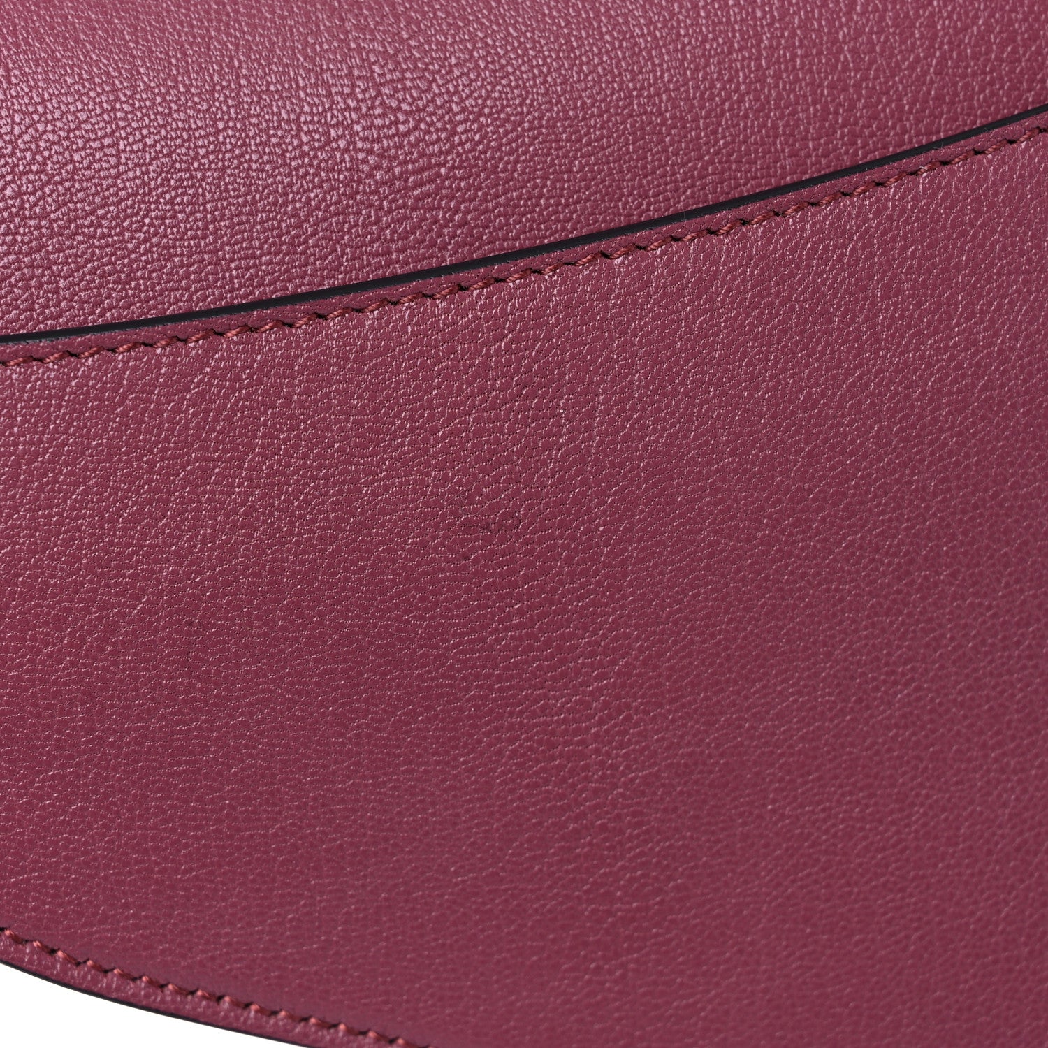 Christian Dior Grained Calfskin Mini Saddle Bag Mallow Rose 9 of 9