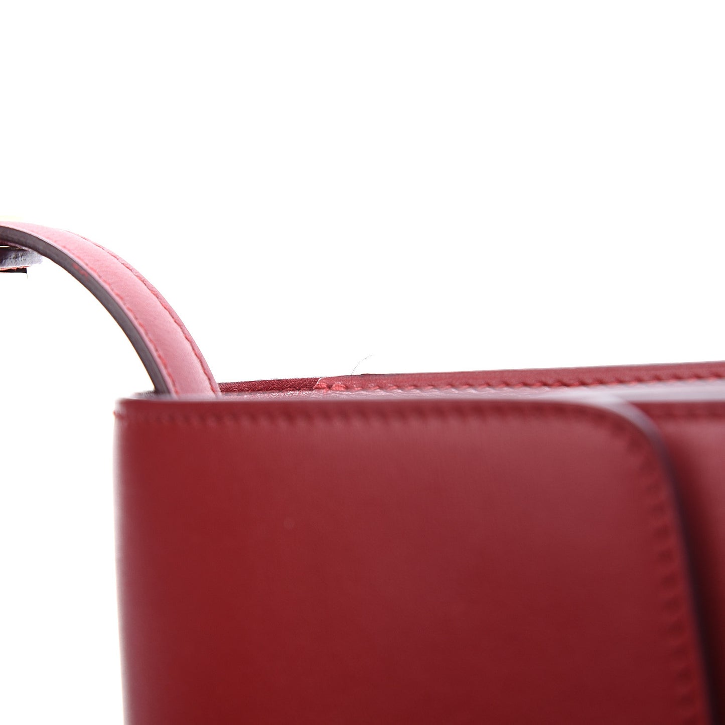 Smooth Calfskin Small Classic Box Flap Bag Red