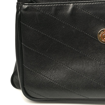 Saint Laurent Lambskin Matelasse Monogram Medium Niki Chain Satchel Black 32 of 33