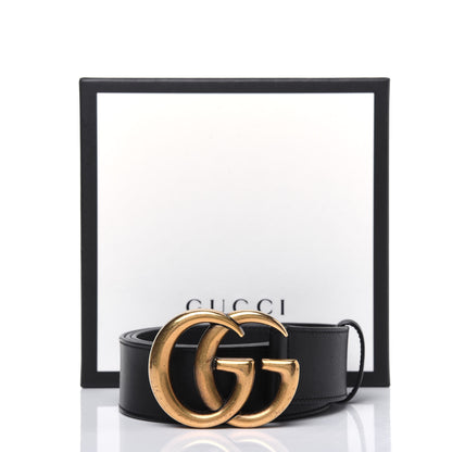 Gucci Calfskin Double G 40mm Belt 100 40 Black 10 of 10