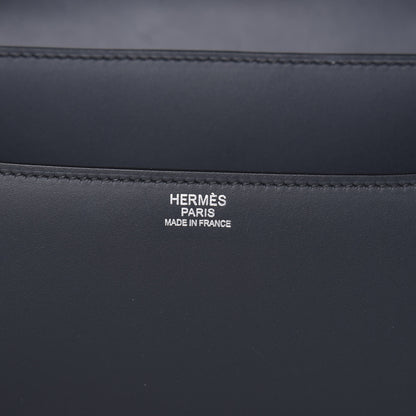 Hermes Veau Sombrero Constance Cartable 29 Bleu Obscur 6 of 30