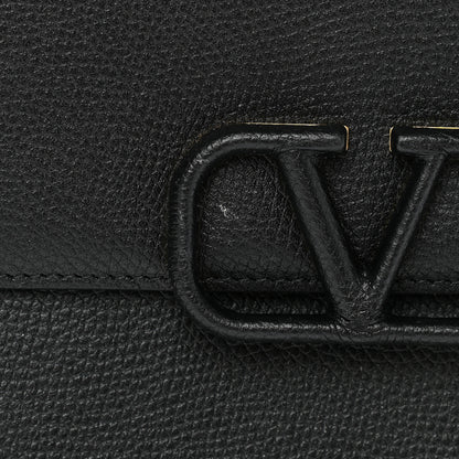 Valentino Garavani Grained Calfskin VSling Pouch Black 7 of 8