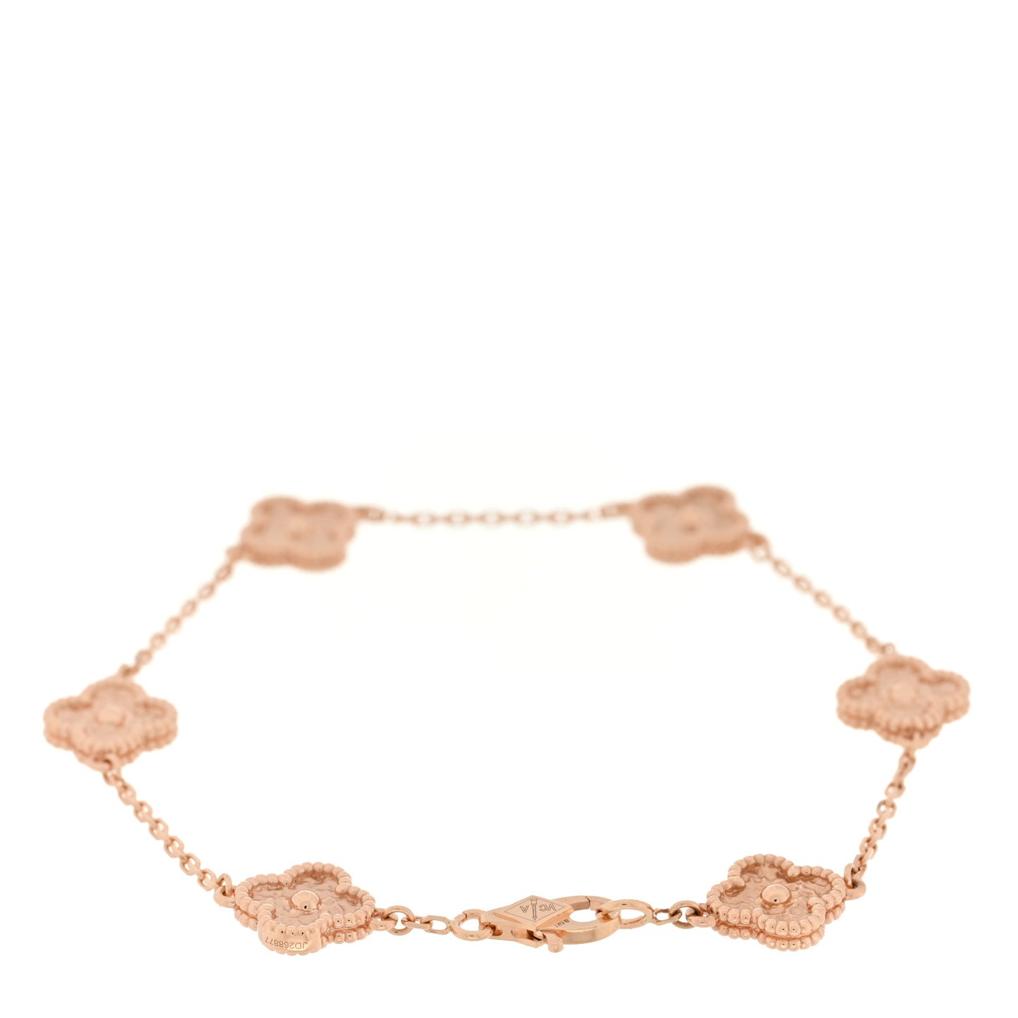 18K Rose Gold 6 Motifs Sweet Alhambra Bracelet