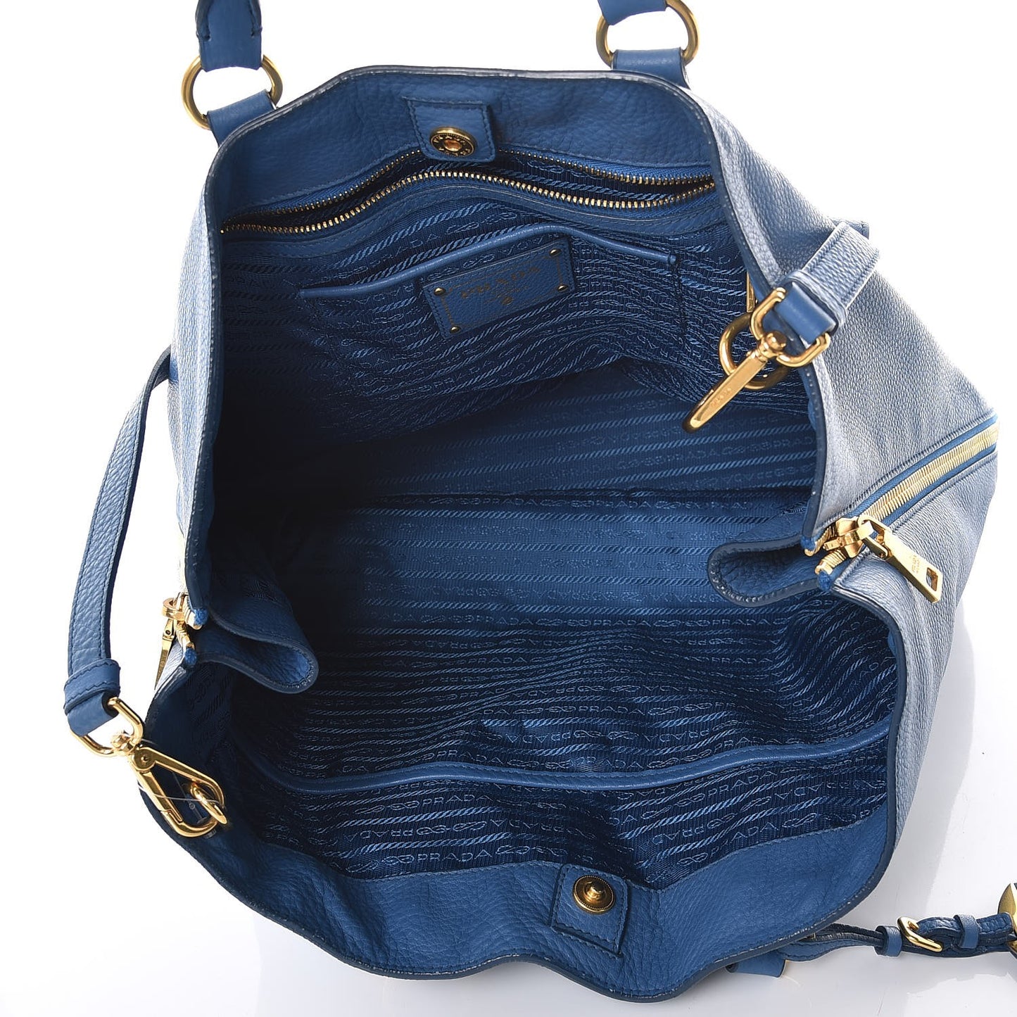 Vitello Daino Tote Cobalto