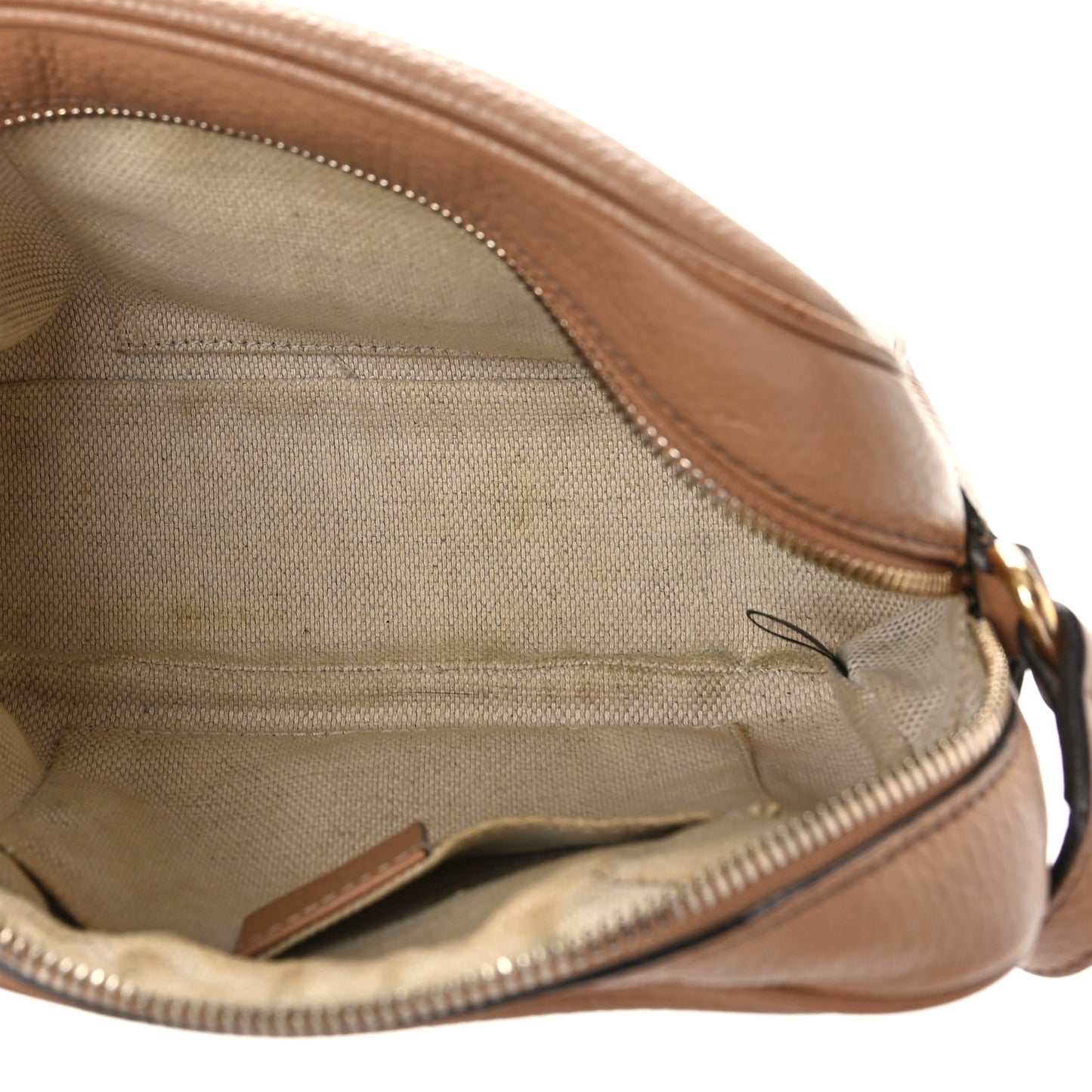Pebbled Calfskin Small Soho Disco Bag Camelia
