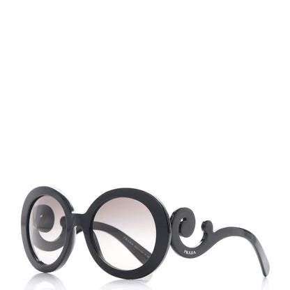 Prada Baroque Sunglasses SPR 27N Black 1 of 8