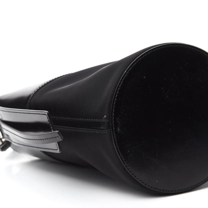 Prada Tessuto Spazzolato Ouverture Bucket Bag Black 6 of 12